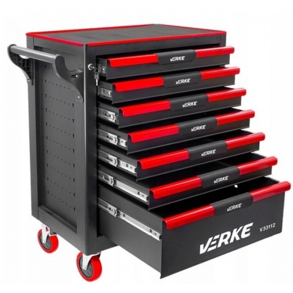 Įrankių vežimėlis 7 stalčių Įrankių vežimėlis 7 stalčių